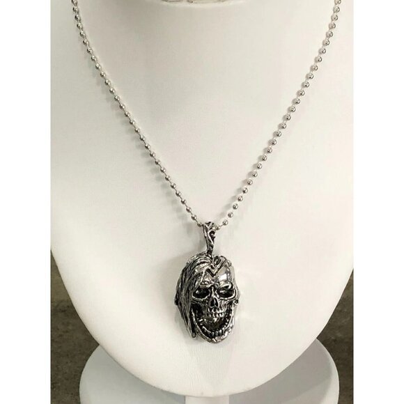 5/$20 Gothic Skull Horror Necklace Charm Iron Maiden - Picture 4 of 6